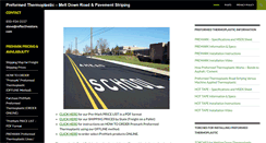 Desktop Screenshot of preformedthermoplastic.com
